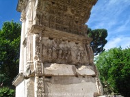 Inside the Arch of Titus
