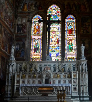 The Altar and Tornabuoni Chapel, Santa Maria Novella