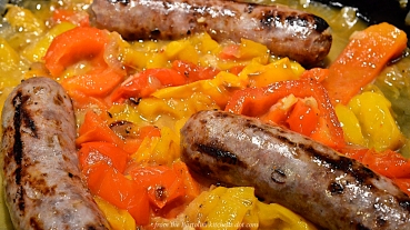 Sausages, Peppers, & Onions